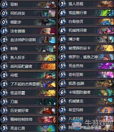 《爐石傳說》奧丹姆奇兵宇宙亡語賊卡組推薦