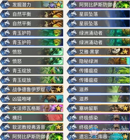 《爐石傳說》奧丹姆奇兵狂野任務(wù)青玉德卡組推薦