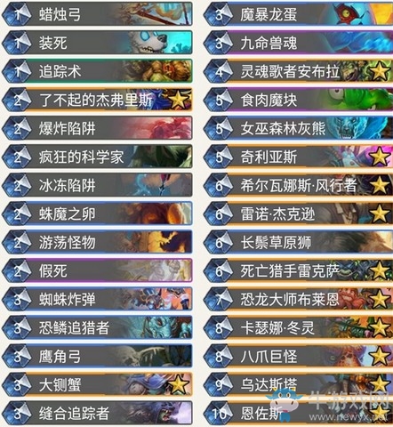 《爐石傳說》奧丹姆奇兵狂野宇宙亡語獵卡組推薦