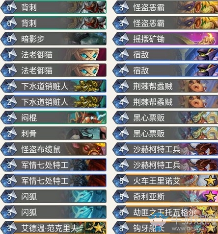 《爐石傳說》奧丹姆奇兵Rdu中速賊卡組推薦