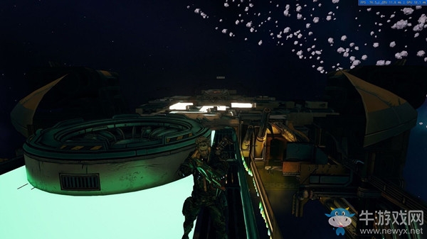 《無主之地3》飛船外部景觀介紹