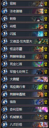 《爐石傳說》奧丹姆奇兵Draycon亡語節奏賊卡組推薦