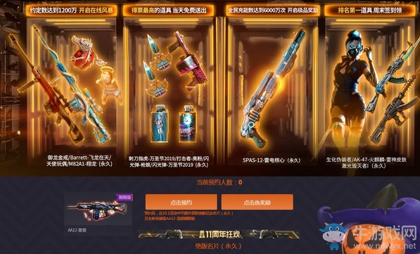 《CF》30件永久限時發放活動