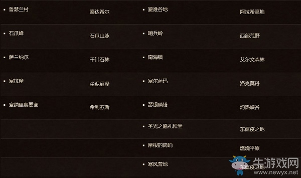 《魔獸世界懷舊服》交通路線介紹