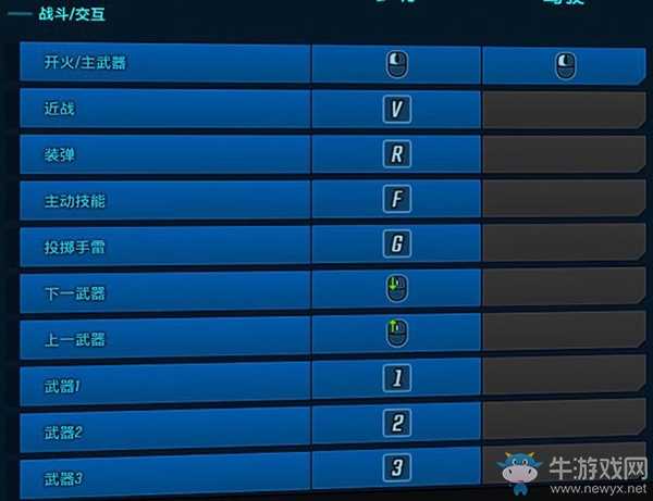 《無(wú)主之地3》按鍵操作介紹