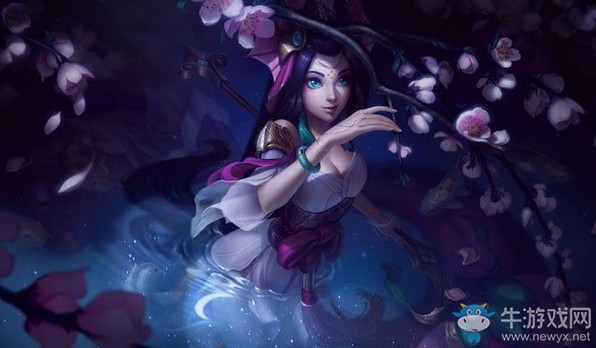 《LOL》玉劍傳說 寒潭夭夭炫彩皮膚