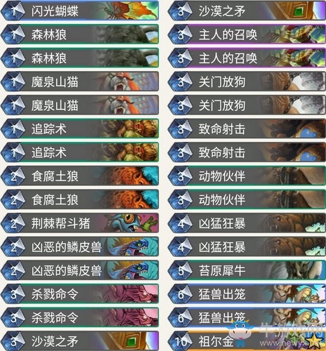 《爐石傳說》奧丹姆奇兵外服DeathstarV3中速獵卡組推薦