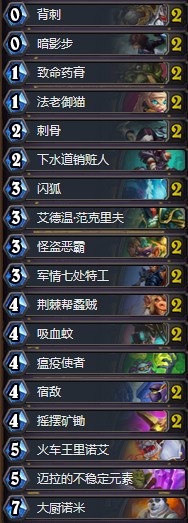 《爐石傳說》奧丹姆奇兵剽竊節奏賊卡組推薦