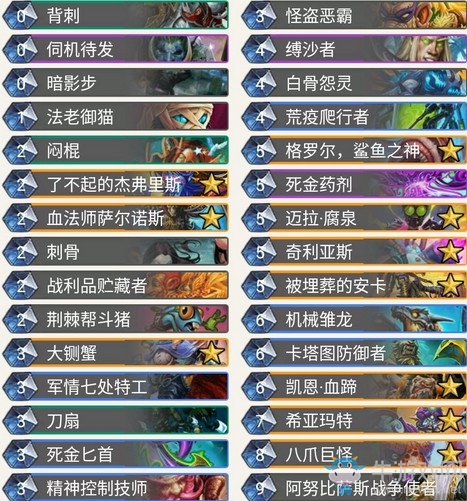 《爐石傳說》奧丹姆奇兵驢鴿宇宙亡語賊卡組推薦