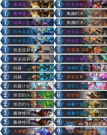 《爐石傳說》奧丹姆奇兵大神防戰卡組推薦