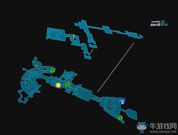 《無主之地3》地圖/挑戰(zhàn)/收集：阿特拉斯總部（1）