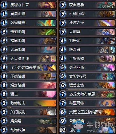 《爐石傳說(shuō)》奧丹姆奇兵HSre熱門(mén)宇宙獵卡組推薦