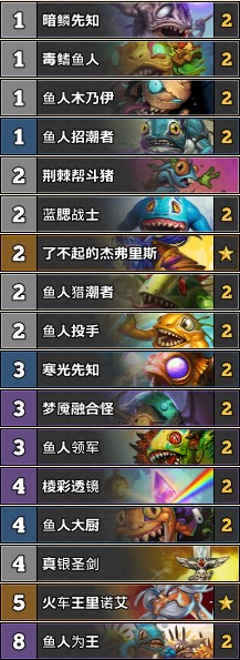 《爐石傳說》古墓怪譚狂野魚人騎卡組推薦