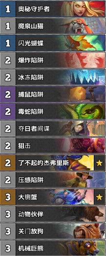 《爐石傳說》古墓怪譚奧秘宇宙獵卡組推薦