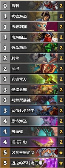 《爐石傳說(shuō)》古墓怪譚邁拉節(jié)奏賊卡組推薦