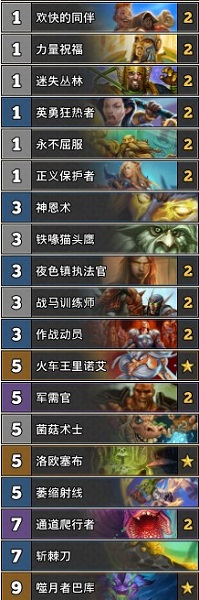 《爐石傳說》古墓怪譚奇數騎卡組推薦