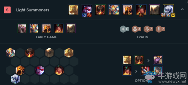 《云頂之弈》9.22版本6光3召喚師2沙漠2劍士陣容介紹