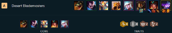 《云頂之弈》S2賽季沙漠云霄秘術(shù)劍陣容介紹