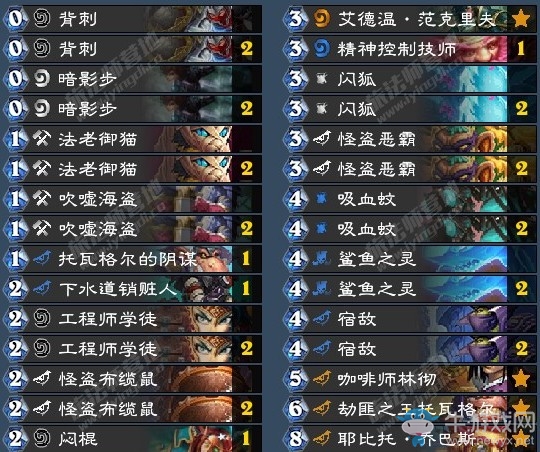 《爐石傳說》古墓怪譚Tars鯊魚賊卡組推薦