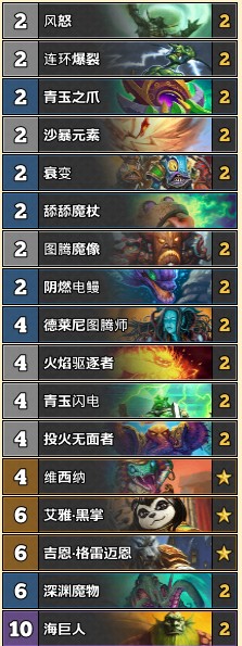 《爐石傳說》古墓怪譚青玉偶數薩卡組推薦