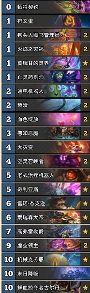 《爐石傳說》古墓怪譚火災機克術(shù)卡組推薦