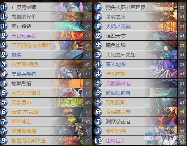 《爐石傳說》古墓怪譚大王宇宙術卡組推薦