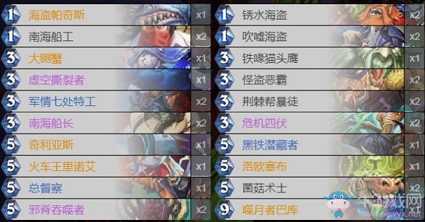 《爐石傳說》古墓怪譚法術克星奇數賊卡組推薦