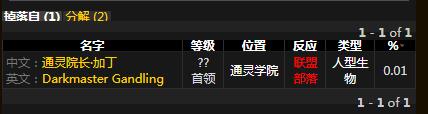 《魔獸世界懷舊服》女巫之刃屬性介紹