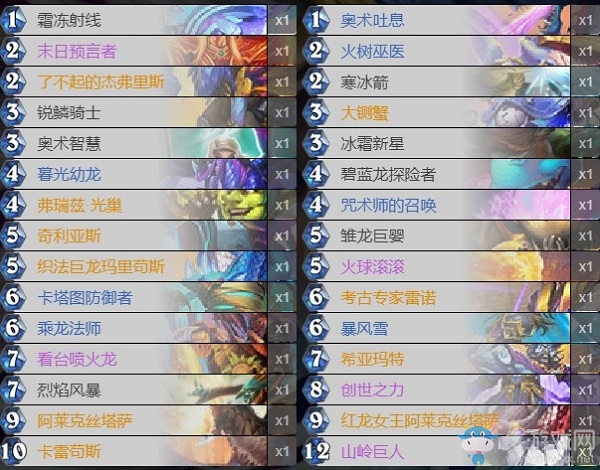 《爐石傳說》巨龍降臨法師卡組推薦