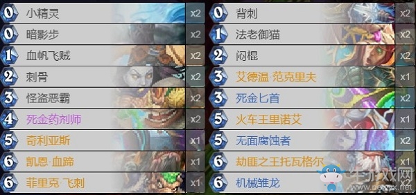 《爐石傳說》巨龍降臨盜賊卡組推薦