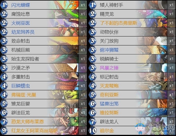 《爐石傳說》巨龍降臨獵人卡組推薦