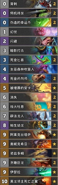 《爐石傳說(shuō)》巨龍降臨taylorkingyang狂野大哥賊卡組推薦