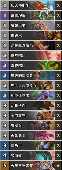 《爐石傳說(shuō)》巨龍降臨feNix傳說(shuō)T7獵卡組推薦