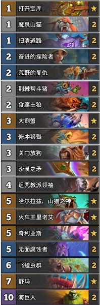 《爐石傳說》巨龍降臨lovetopcute傳說39任務(wù)獵卡組推薦