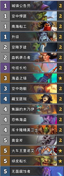 《爐石傳說》巨龍降臨tnrAy傳說40海盜戰(zhàn)卡組推薦