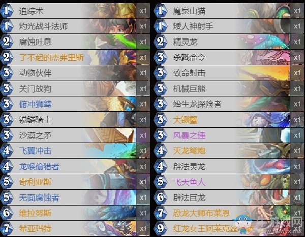 《爐石傳說》巨龍降臨標準宇宙龍獵卡組推薦