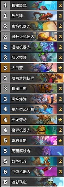 《爐石傳說》巨龍降臨sezoklo傳說22機械獵卡組推薦