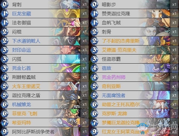 《爐石傳說》巨龍降臨Tyler亡語賊卡組推薦