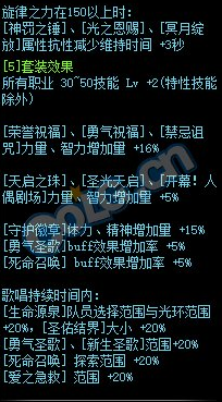 《DNF》天上的舞會(huì)套裝屬性介紹