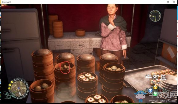 《莎木3》好吃點(diǎn)心鳥舞小子位置分享