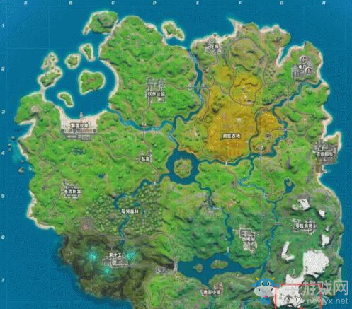 《堡壘之夜》混沌崛起載入界面中隱藏的鎬位置介紹