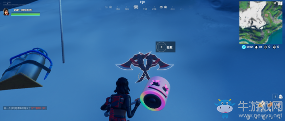 《堡壘之夜》混沌崛起載入界面中隱藏的鎬位置介紹