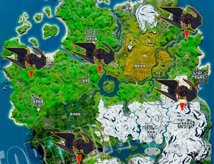 《堡壘之夜》戰(zhàn)斗機(jī)墜毀地點(diǎn)介紹