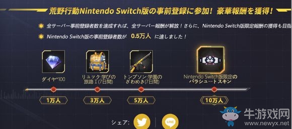 《荒野行動》NS版日服預約活動介紹