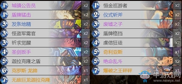 《爐石傳說》巨龍降臨迦拉克隆炸彈戰卡組推薦