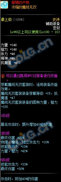 《DNF》濃縮的魔戰(zhàn)無雙介紹