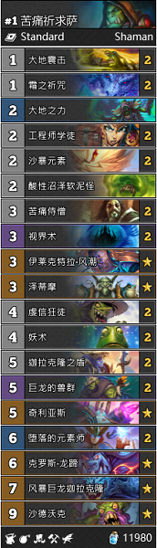 《爐石傳說》巨龍降臨苦痛祈求薩卡組推薦