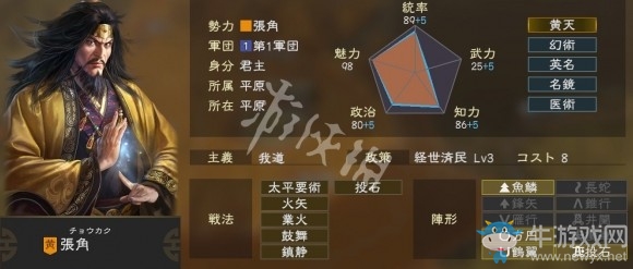 《三國(guó)志14》張角特性介紹