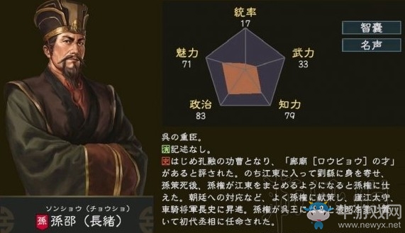 《三國(guó)志14》武將孫邵全解析
