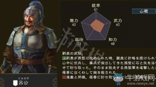 《三國志14》武將個性效果介紹